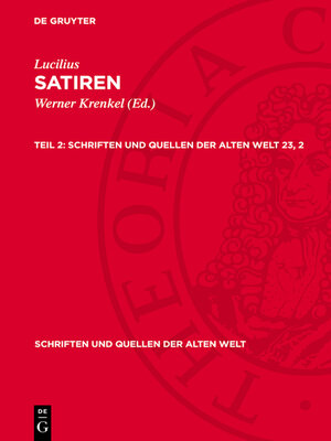 cover image of Lucilius: Satiren, Teil 2